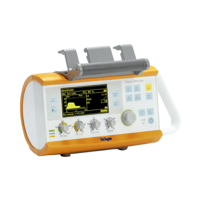 Draeger Oxylog 3000 Plus Transport Respiratory Ventilator